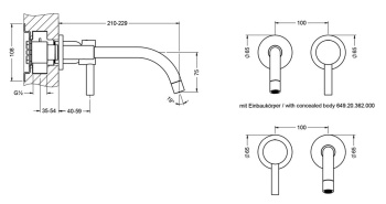 Смеситель для биде Jorger Charleston Royal 619.10.111.000 chrome