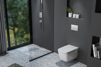 Клавиша смыва для унитаза Tece  Tecesquare II PVD покрытие: сатин черный хром 9240846