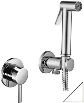 Смеситель с гигиеническим душем Paffoni Tweet Round KITDUP110BO хром