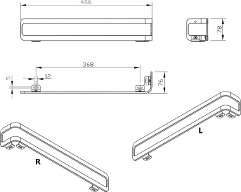 Полотенцедержатель Ravak BALANCE белый X000001376
