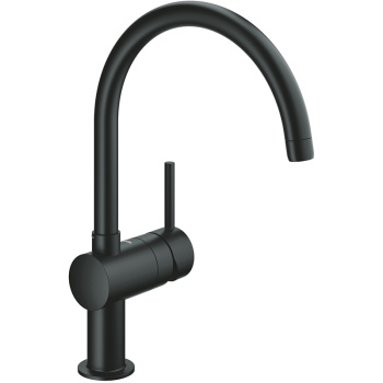Смеситель для кухонной мойки Grohe Minta 32917KS0 чёрный бархат