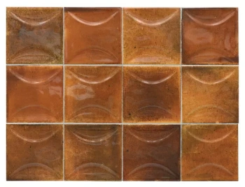 Плитка EQUIPE Hanoi Arco Burnt Red 10х10 30029