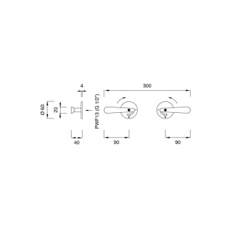 Вентили запорные CЕА Design Lutezia LTZ 72 S сталь