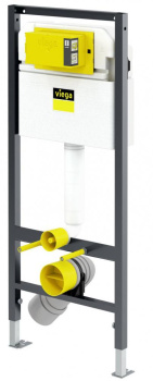 Система инсталляции для унитаза Viega Prevista Dry с креплением и клавишей смыва