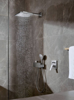 Верхний душ, Hansgrohe, Raindance E, шгв 300*300*55, цвет-хром
