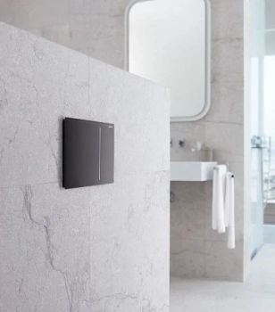 Cмывная клавиша Geberit Sigma 70 115.625.SJ.1 черный, для смывного бачка Sigma 8