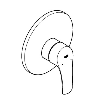 Grohe Смеситель для душа встраиваемый без подключения шланга, цвет: хром