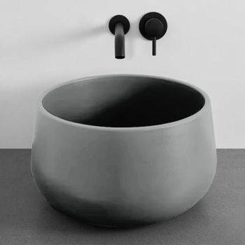 Раковина накладная Cielo Le Bacinelle BATA BR 45 см серый