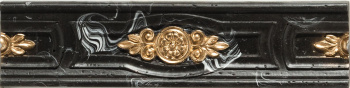 Плитка 11108-1168 Cenefa Pegaso Negro 6*25
