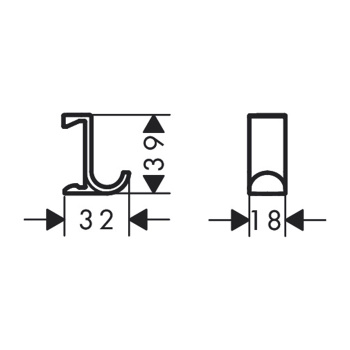 HG WallStoris Planet Edition Крючок широкий, песок