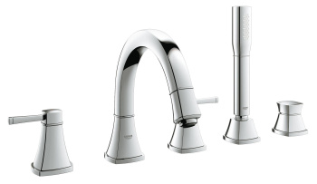 Смеситель для ванны GROHE Grandera с душевым гарнитуром, хром 19919000