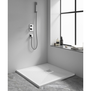 Душевой поддон квадрат STONE TRAY-W 900x900 мм 14152099-01-10
