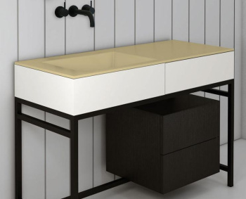 Раковина встраиваемая Cielo Milano MILASF CN 120 см коричневый