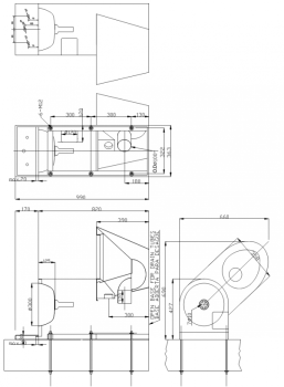 Унитаз стальной с умывальником Nofer 13123.L