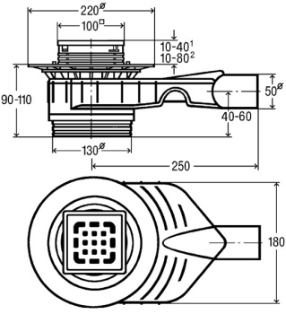 Трап Viega 669195 хром