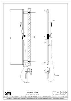 Душевой гарнитур Gessi 73541.031 Chrome