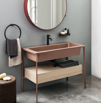 Раковина встраиваемая Cielo I Catini Catino CALAR BR 110 см серый