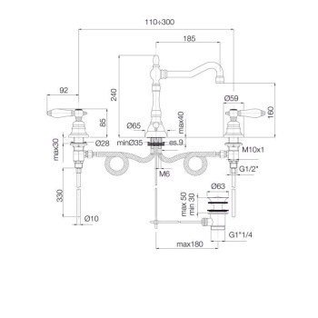 Смеситель для раковины Fima Carlo Frattini Herend F5401CR хром