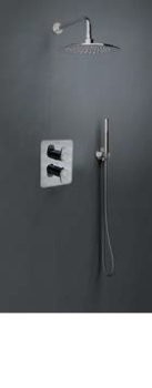 Смеситель для душа Ramonsoler Alexia встраиваемый термостатический на 2 выхода никель 368712SNC