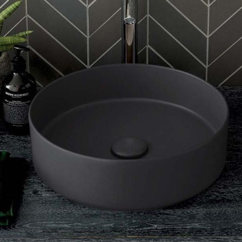 Раковина накладная Cielo Shui Comfort SHCOLAO40 BA 40 см черный