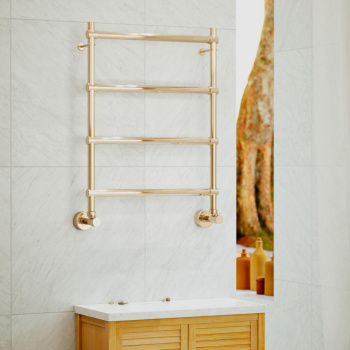 Полотенцесушитель водяной Margaroli Sole 4423604ORBTS 71x42 бронза