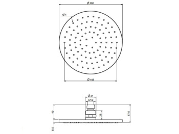 Верхний душ Fima Carlo Frattini WELLNESS F2117/2CR