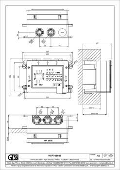 Скрытая часть смесителя Gessi Hi-Fi 63055.031 Chrome