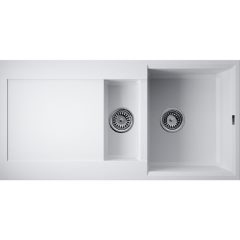 Мойка кухонная Omoikiri Sakaime 100-2-WH белая 4993895