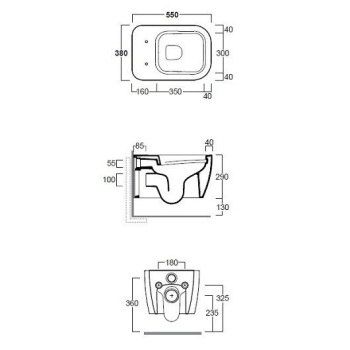 Крышка сиденье для унитаза Simas Henges HE004 moka matt/cr с микролифтом коричневый