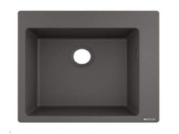 Мойка, Hansgrohe, S51, шгв 560*510*205, цвет-серый камень