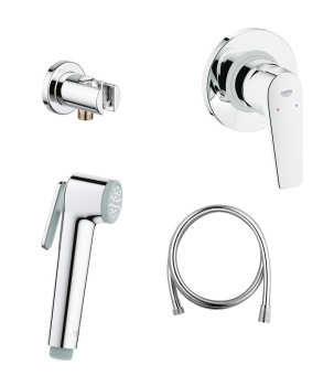 Готовый комплект для гигиенического душа, GROHE BauFlow, хром, 124900
