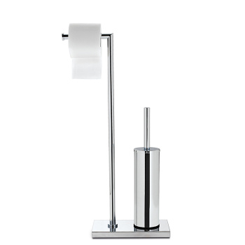 3SC Piantane Напольная стойка с держателем тб и ёршиком, цвет: хром SIMO52SL