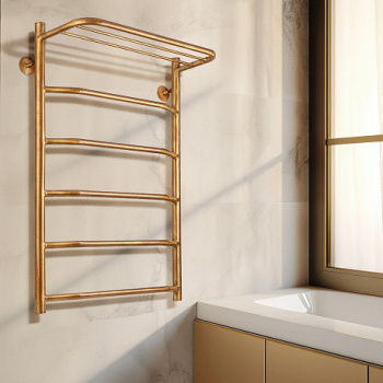 Полотенцесушитель электрический Secado Агата 3 4603777462055 80х53 правый бронза