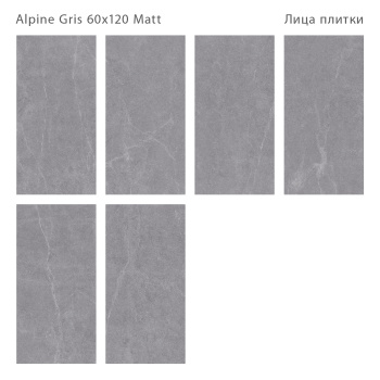 Плитка Staro Silk 60х120 Alpine Gris Matt 60x120 м2