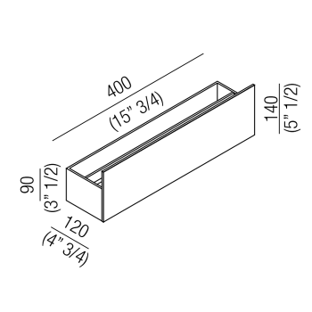 Держатель для полотенец ARBI AT15 AT15 - rodio 38*18*h60/80