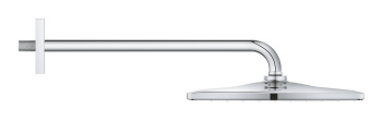 Верхний душ с душевым кронштейном 422 мм, 1 режим струи, GROHE Rainshower Mono 310 Cube, хром, 26564