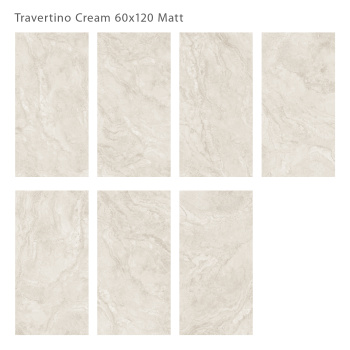 Плитка Staro Silk 60х120 Travertino Cream 60x120 Matt м2