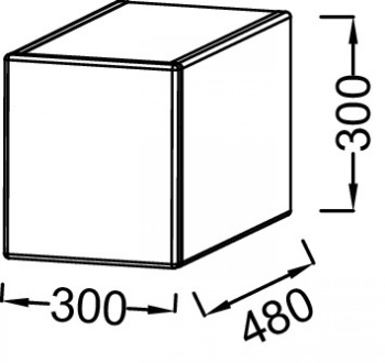 Тумба для ванной 30 см Jacob Delafon Terrace EB1744-G1C, белый блестящий