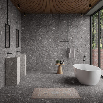 Керамогранит Motto 15mm Orion Nero Carving Matt 80x240 см N100137