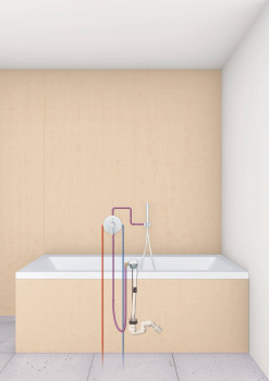 Наливной, сливной и переливной гарнитур GROHE Talentofill для анатомических ванн, встраиваемая часть, 28991000