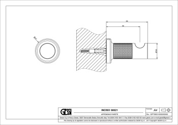 Крючок Gessi Inciso 58521.713 Antique Brass