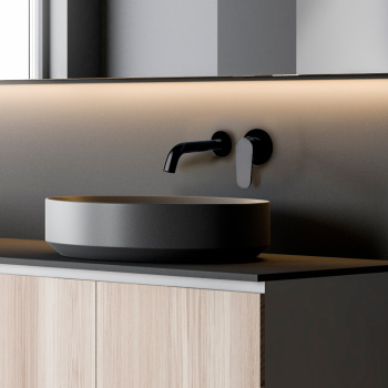 Смеситель для раковины Ramonsoler Alexia встраиваемый чёрный 362103NM