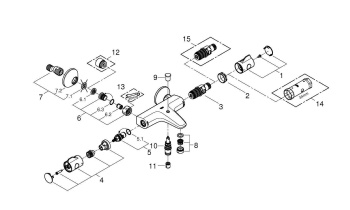 Термостат Grohe Grohtherm 800 34567000 для ванны с душем