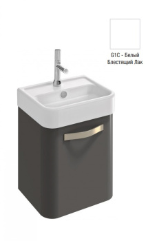 Тумба для комплекта 44 см Jacob Delafon Replay EB1175G-G1C белый блестящий лак
