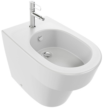 Смеситель для биде Jacob Delafon Odeon Rive Gauche E21033-CPR-CP, корпус хром, ручка медь