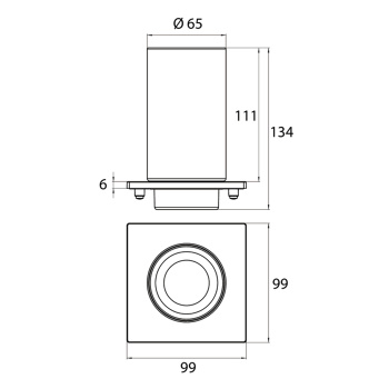Стакан подвесной на рейлинг стекло прозрачное Emco Liaison, хром 1820 001 02