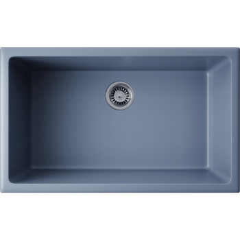 Мойка кухонная Omoikiri Okinoshima 76-U/I-SB smoky blue 4997148