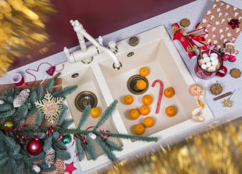 Мойка кухонная Omoikiri Bosen 59-2-SA бежевая 4993151