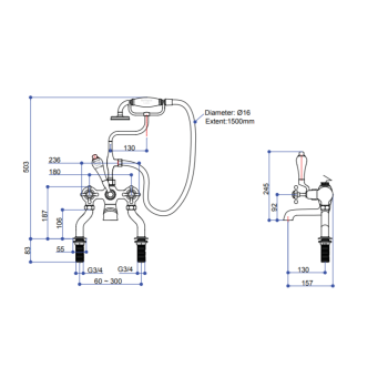 Соединения для набортного крепления Burlington T18 GOLD золото