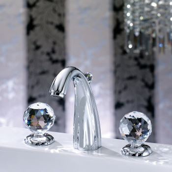 Смеситель для раковины Jorger Florale Crystal 600.30.300.000-11 хром